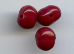 Acrylic Berry Cinnabar 7x10mm (1 piece)