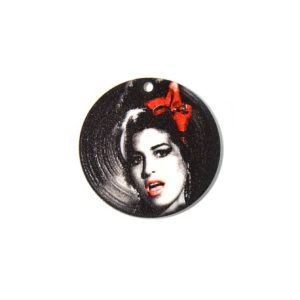 Plexi Acrylic Record Amy Winehouse Charm 35mm (x1)