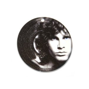 Plexi Acrylic Record Jim Morrison Charm 45mm (x1)