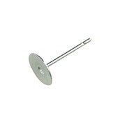 Flatpad Studs 5mm Silver Plated (10 Per Pack)
