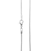 Assembled snake chain 16 Inch Silver Plated