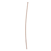 Rose Gold Plated Head Pin 2 Inch (20 per pack)