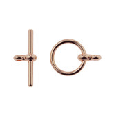 Rose Gold Toggle Clasp 12mm (2 pieces per pack)