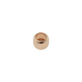 Rose Gold Plated Crimp 2mm (50 per pack)