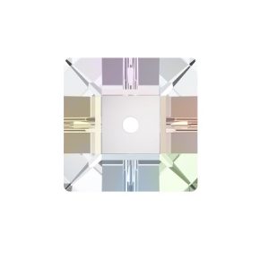 Square 6mm Crystal AB (x10) 3400