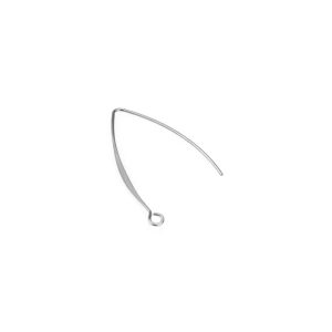Stainless Steel Long Earring Hook 42x22mm (2 pieces)