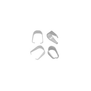 Stainless Steel Pinch Bail 5x10mm (10 pieces)