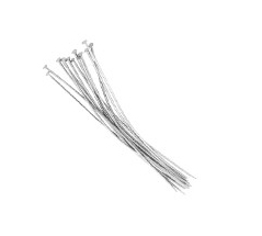 Stainless Steel Headpin 70mm/2.75 inch (12 pieces)