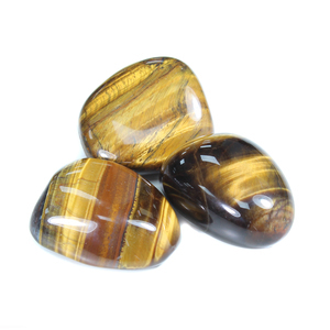 Tiger's Eye Pebbles, Golden (1 pc)