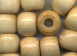 Pony Bead 8mmx10mm Natural (Pack of 10)