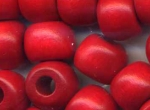Pony Bead 8mmx10mm Red (Pack of 10)